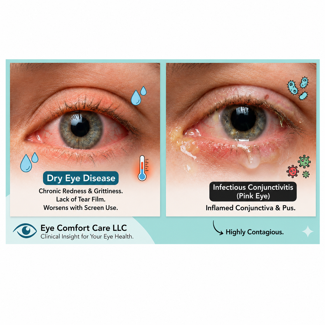 Dry Eye vs. Pink Eye: How to Tell the Difference