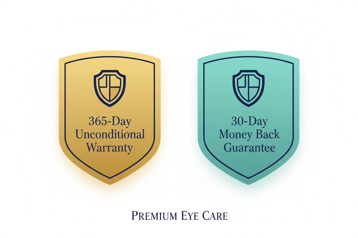 365-Day Warranty & 30-Day Money Back Badge