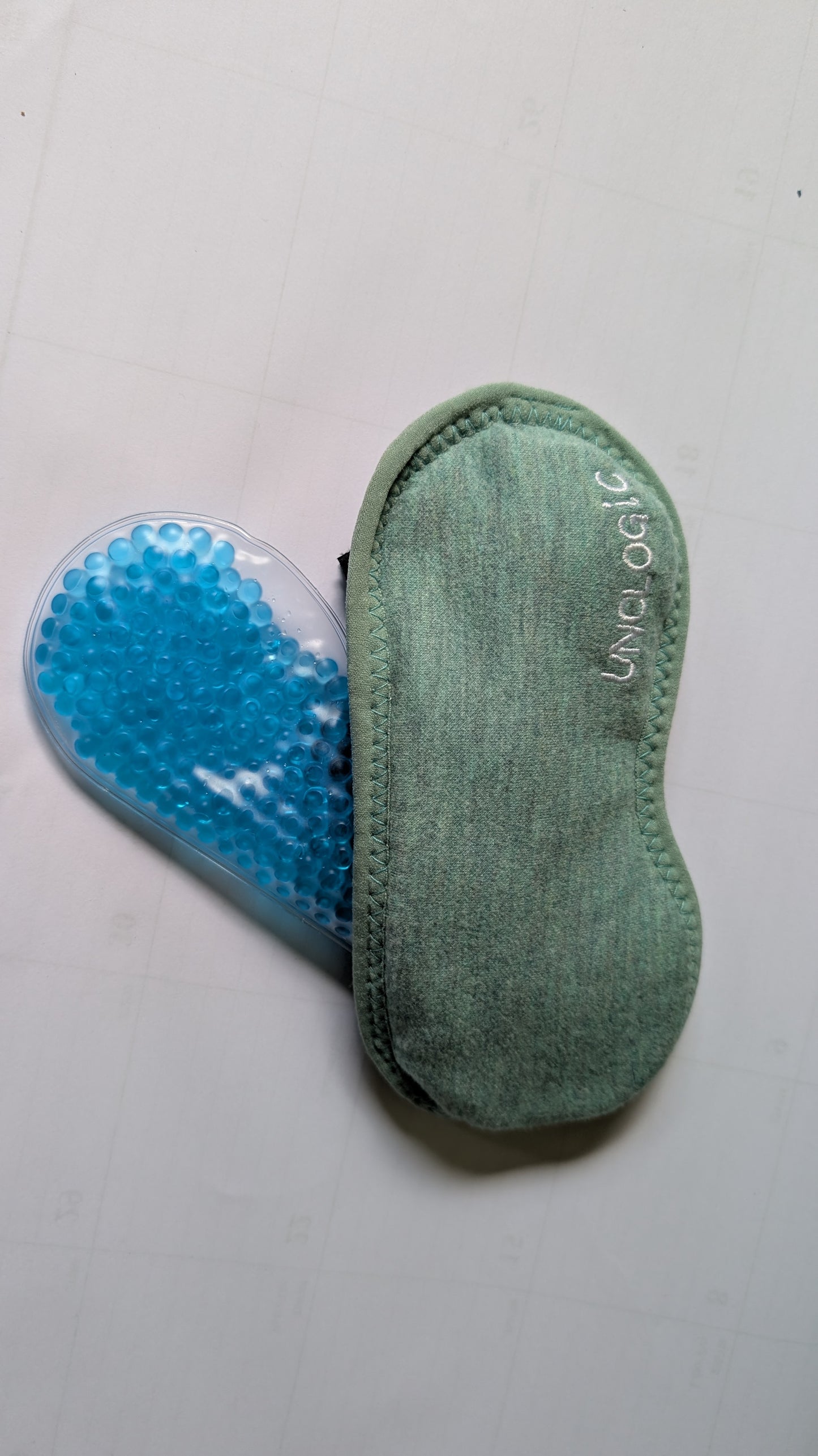UNCLOGIC Seaweed Eye Mask for Dry Eyes & MGD | Weighted Rose Quartz + FIR Heat Therapy