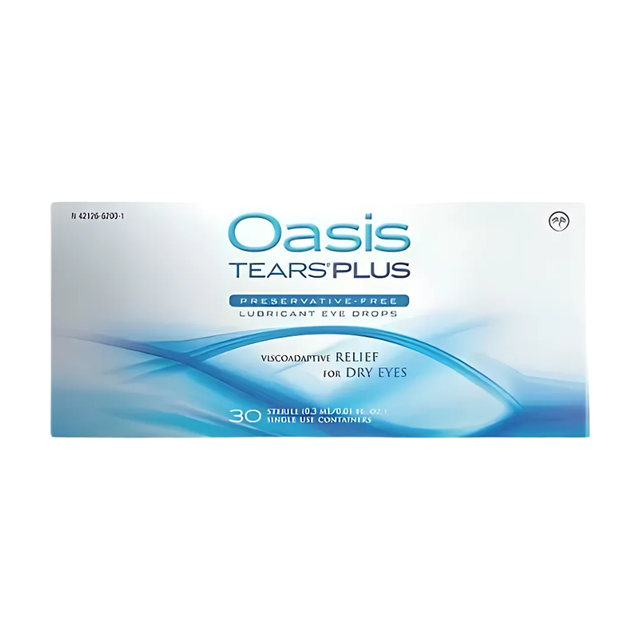 Oasis Tears Plus Preservative-Free Eye Drops Moderate to Severe (30ct Vials)