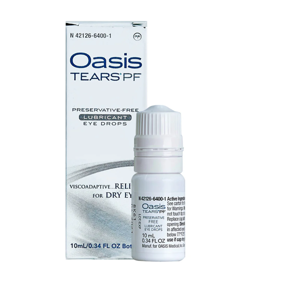 Oasis Tears Preservative-Free Eye Drops (10mL Bottle