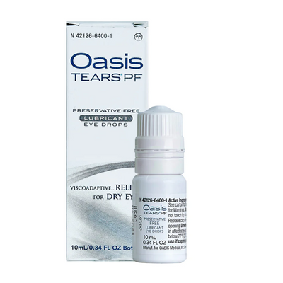 Oasis Tears Preservative-Free Eye Drops (10mL Bottle