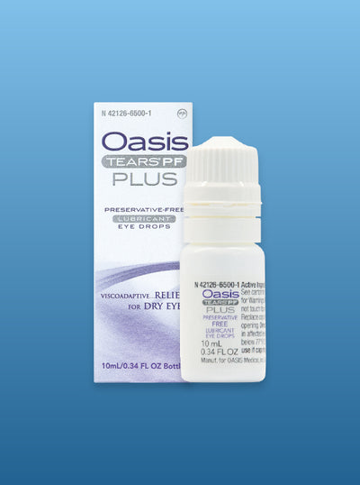Oasis Tears Plus Preservative-Free Eye Drops (10ml Multi-drop Bottle)