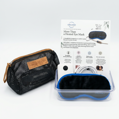 UNCLOGIC™ Gen 2 Velvety Plush Heated Eye Mask