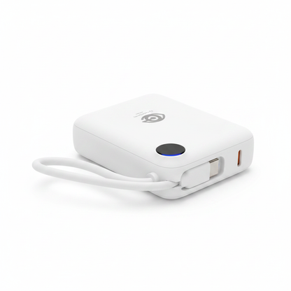 Power Bank with Built-in USB-C Cable