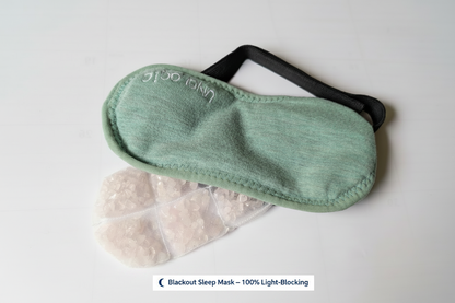 UNCLOGIC Sleep Mask - Clean White Background